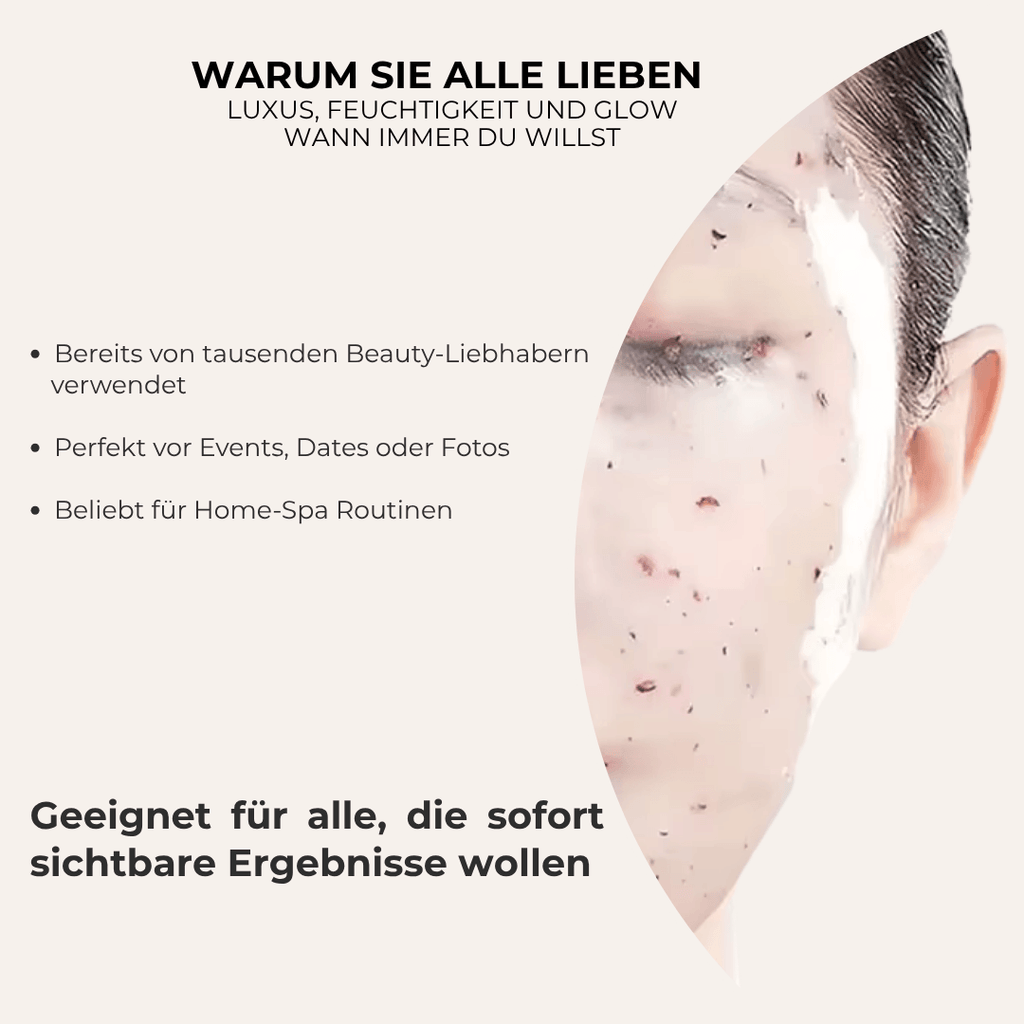 Intensiver Glow & Feuchtigkeit in 20 Minuten - Rose Jelly Maske