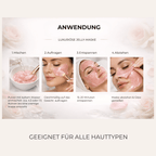 Intensiver Glow & Feuchtigkeit in 20 Minuten - Rose Jelly Maske