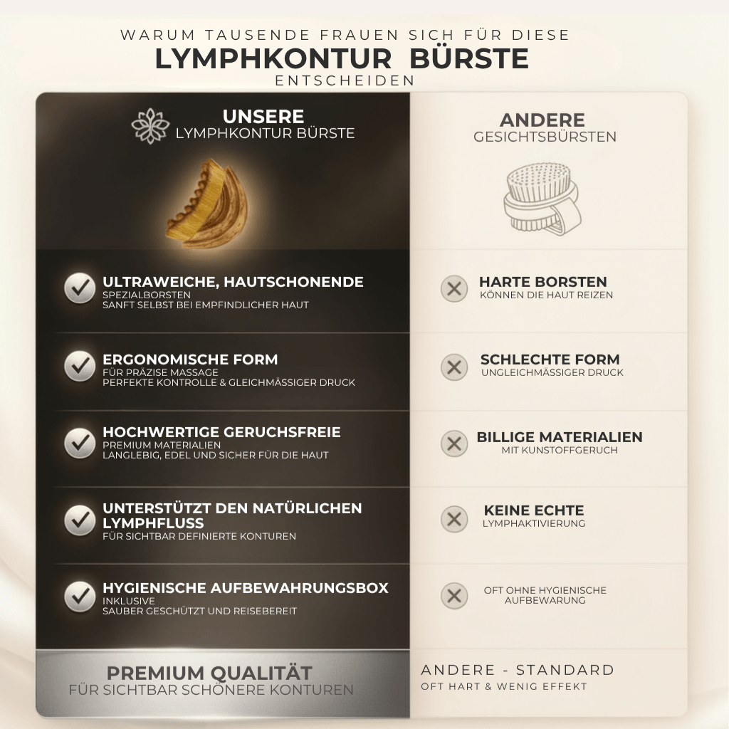 Lymphdrainage Gesichtsbürste – Definiertes  Gesicht in 5 Minuten