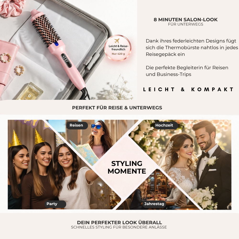 Blowout Boost Thermobürste – Glanz ohne Frizz